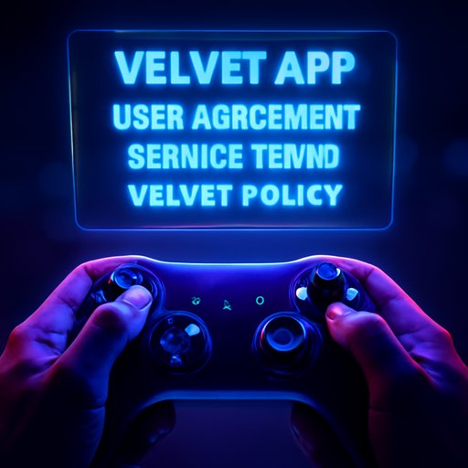 velvet policy update notice on screen